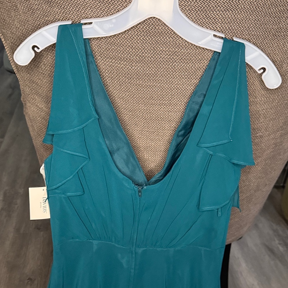 David’s Bridal Teal Dress NWT | Size 8 | Wedding & Formal Event - Picture 6 of 7